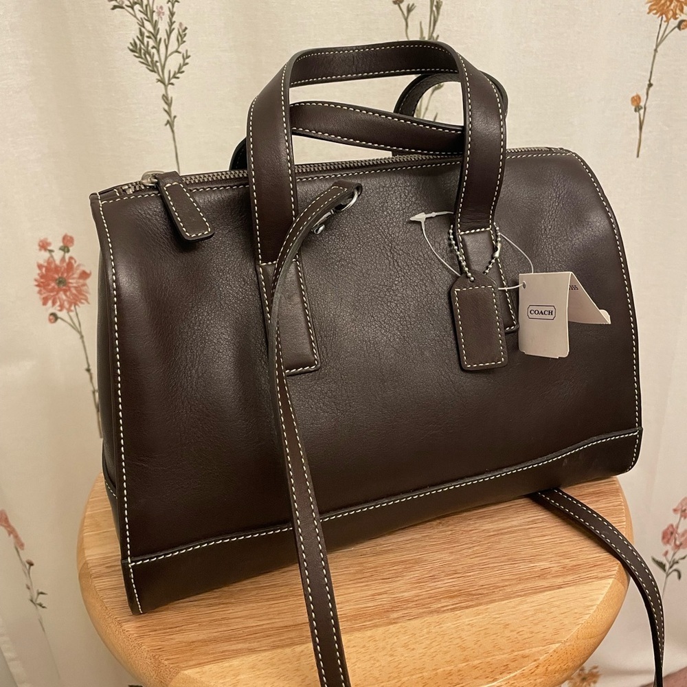 Vintage coach Hamptons leather duffle